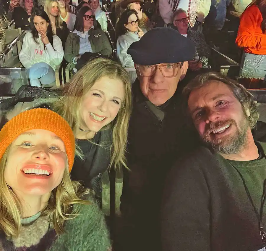 Tom Hanks and Rita Wilson Photobomb Kristen Bell and Dax Shepard on Concert Date Night