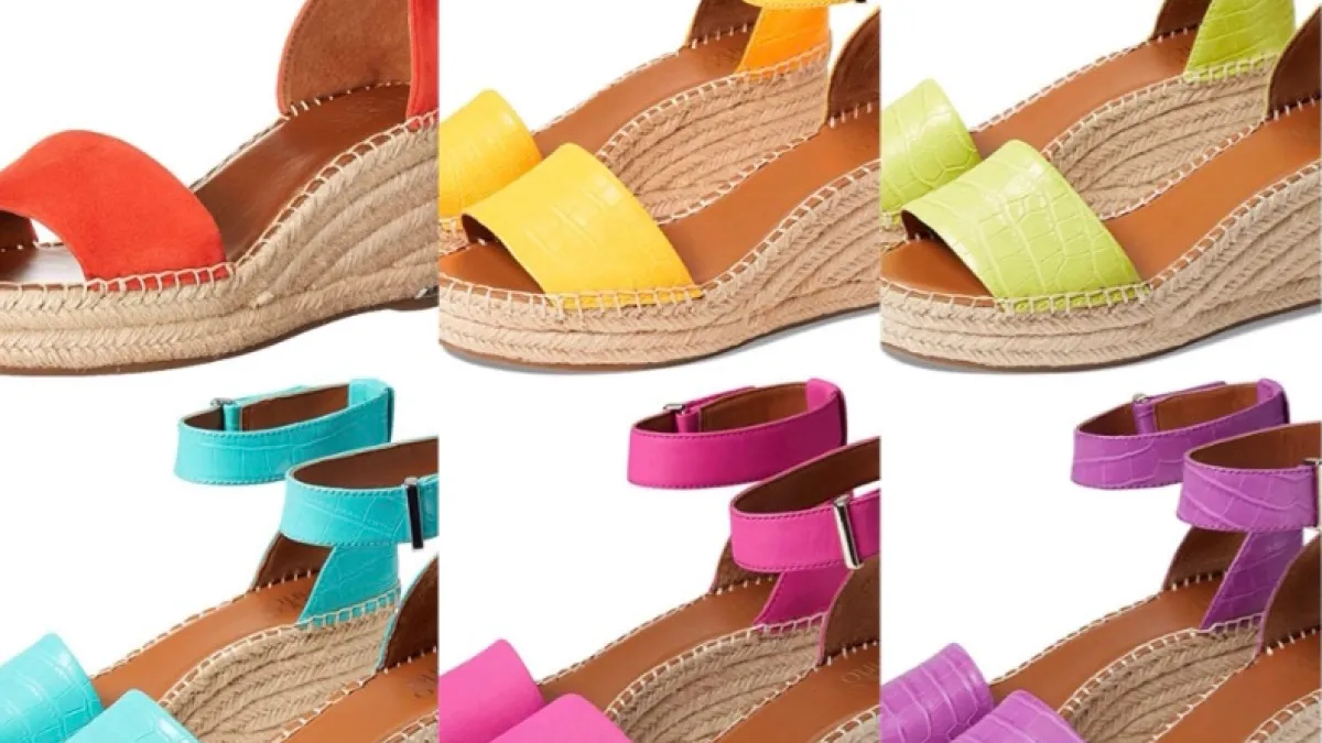 colorful espadrilles