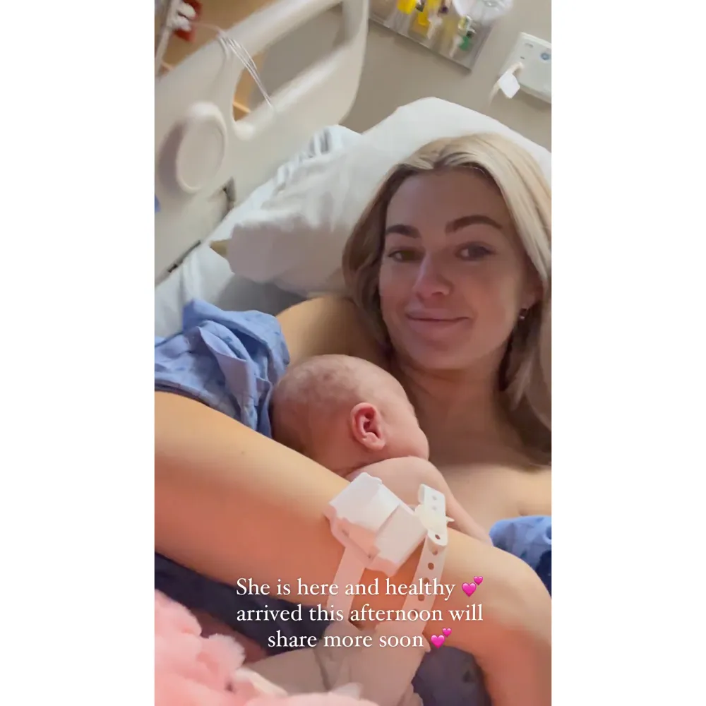 &lsquo;Dancing ​With the Stars&rsquo; Pro Lindsay Arnold Gives Birth, Shares 1st Photo of Baby No. 2 With Husband Sam Cusick