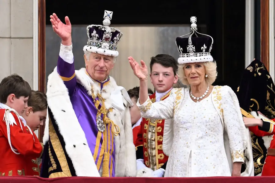 King Charles III Steps Out on Buckingham Palace Balcony With Prince William, Princess Kate and More Family Members After Coronation