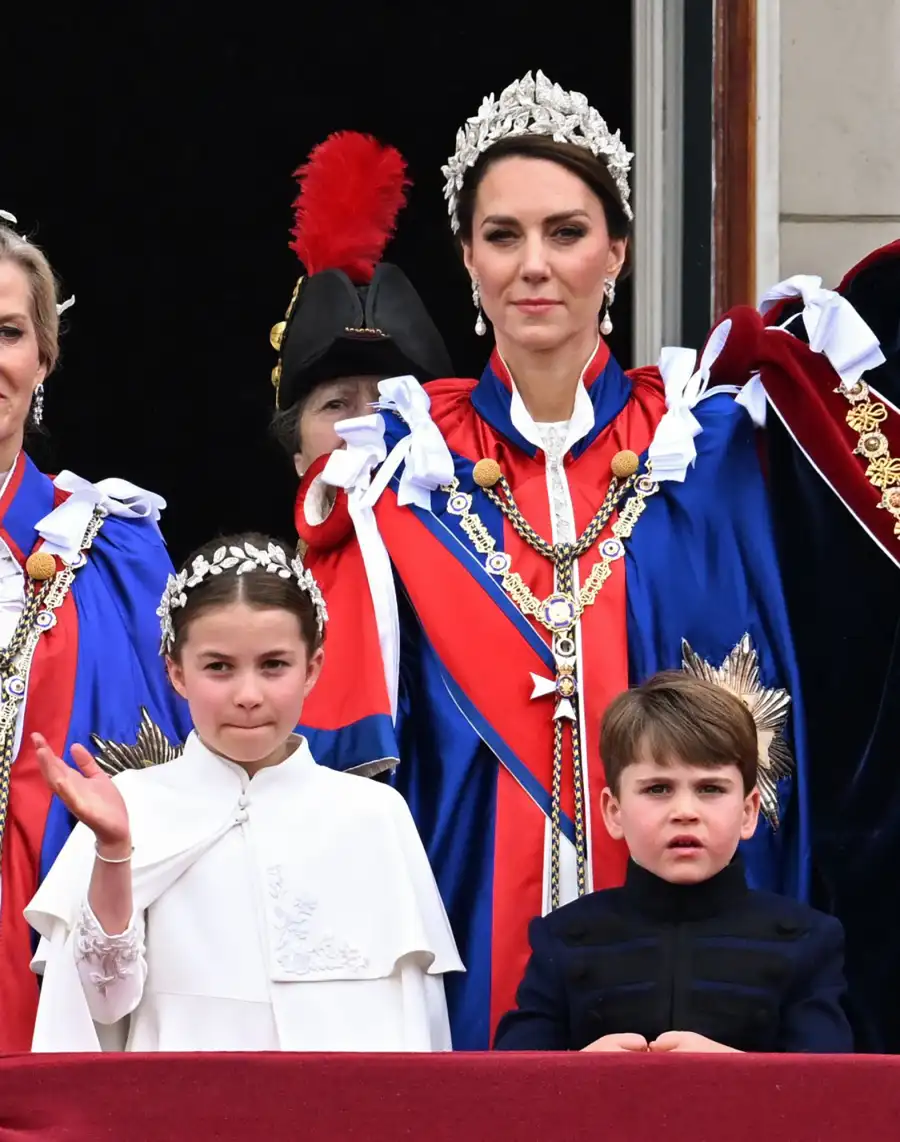 King Charles III Steps Out on Buckingham Palace Balcony With Prince William, Princess Kate and More Family Members After Coronation