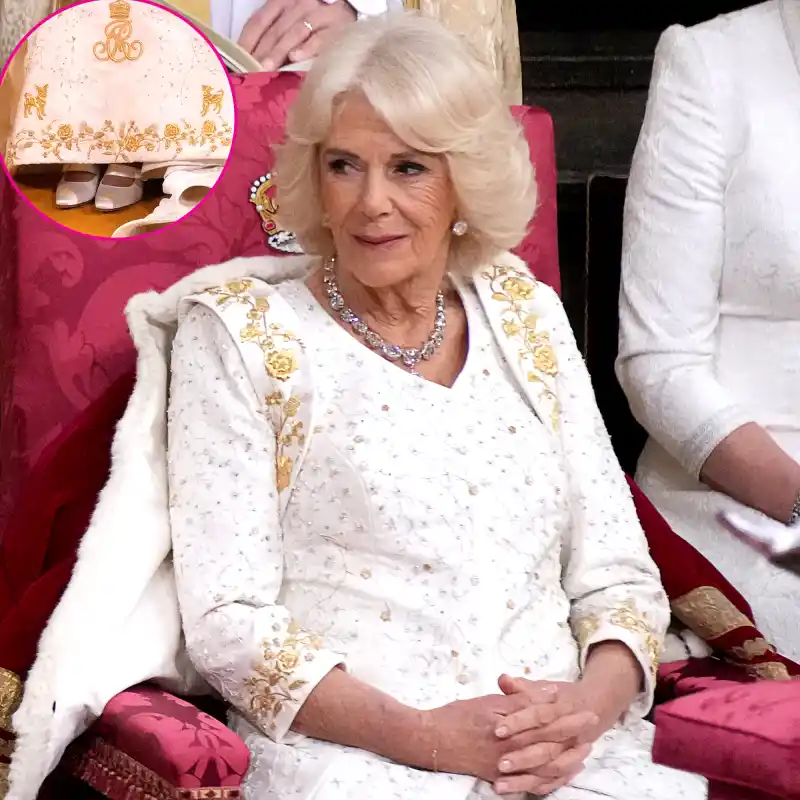Queen Camilla's Coronation Gown Features a Sweet Tribute to Her and King Charles III's Dogs
