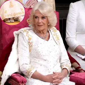 Queen Camilla's Coronation Gown Features a Sweet Tribute to Her and King Charles III's Dogs
