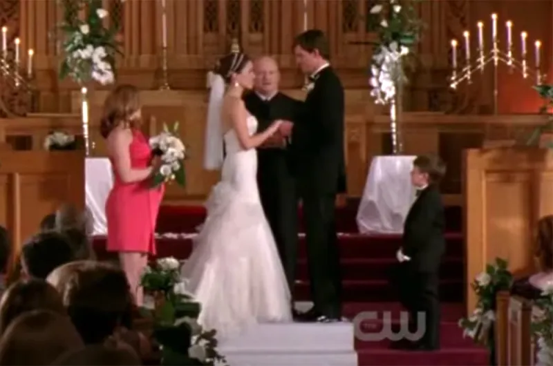 Celebrity Wedding Dresses: TV & Movies