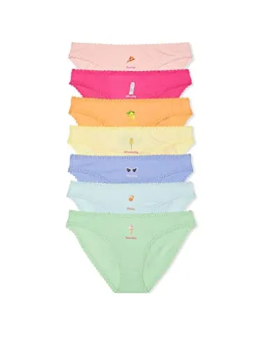 Victoria's Secret Smooth Bikini Underwear, Weekly Multi, 7 Pack, X-Large