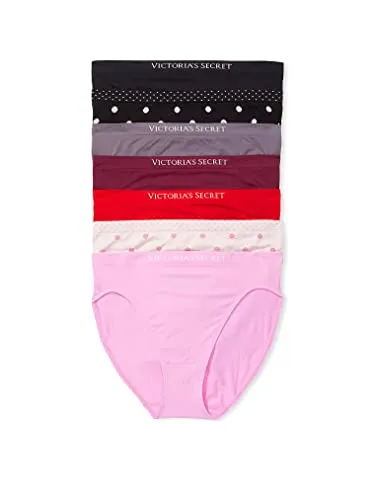 Victoria's Secret Smooth Brief Underwear, Multicolored, 7 Pack, Medium