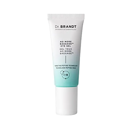 Dr. Brandt Skincare Needles No More Baggage Eye De-Puffing Gel Travel Size, 7 g.