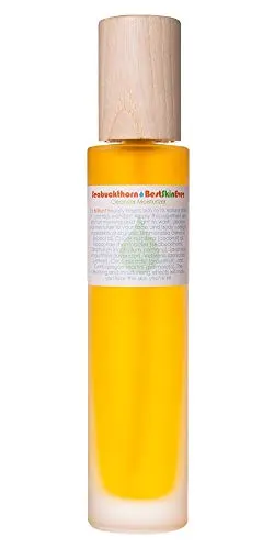 livinglibations - Organic Best Skin Ever Seabuckthorn Facial Cleansing Oil + Moisturizer | Natural, Clean Beauty (3.38 oz | 100 ml)