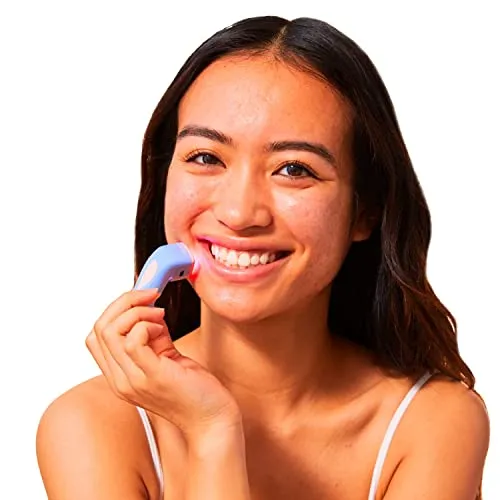 Solawave Bye Acne Spot Treatment, Red Light Therapy and Blue Light Therapy for Acne Treatment to Use Before Pimple Patches, Acne Light Therapy Device, Facial Skin Care Products, Face Care Must Haves