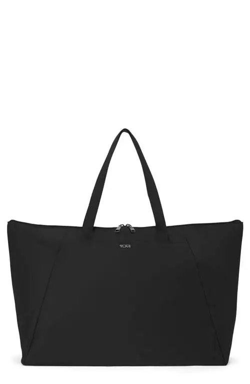 Tumi Voyageur Just in Case Packable Nylon Tote in Black/Gunmetal at Nordstrom