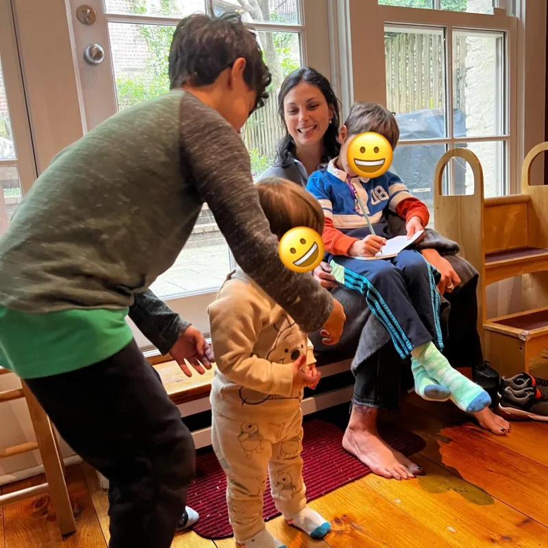 Ben McKenzie and Morena Baccarin family album