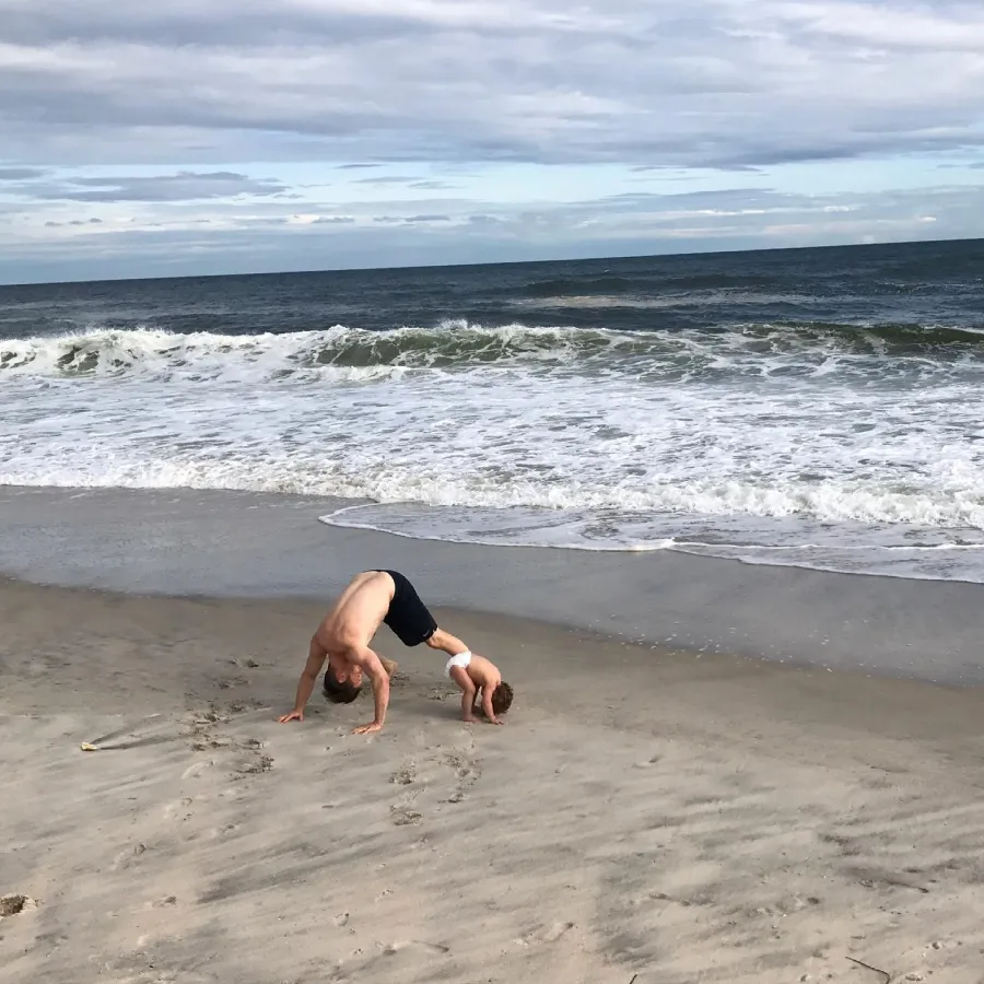 Ben McKenzie and Morena Baccarin family album