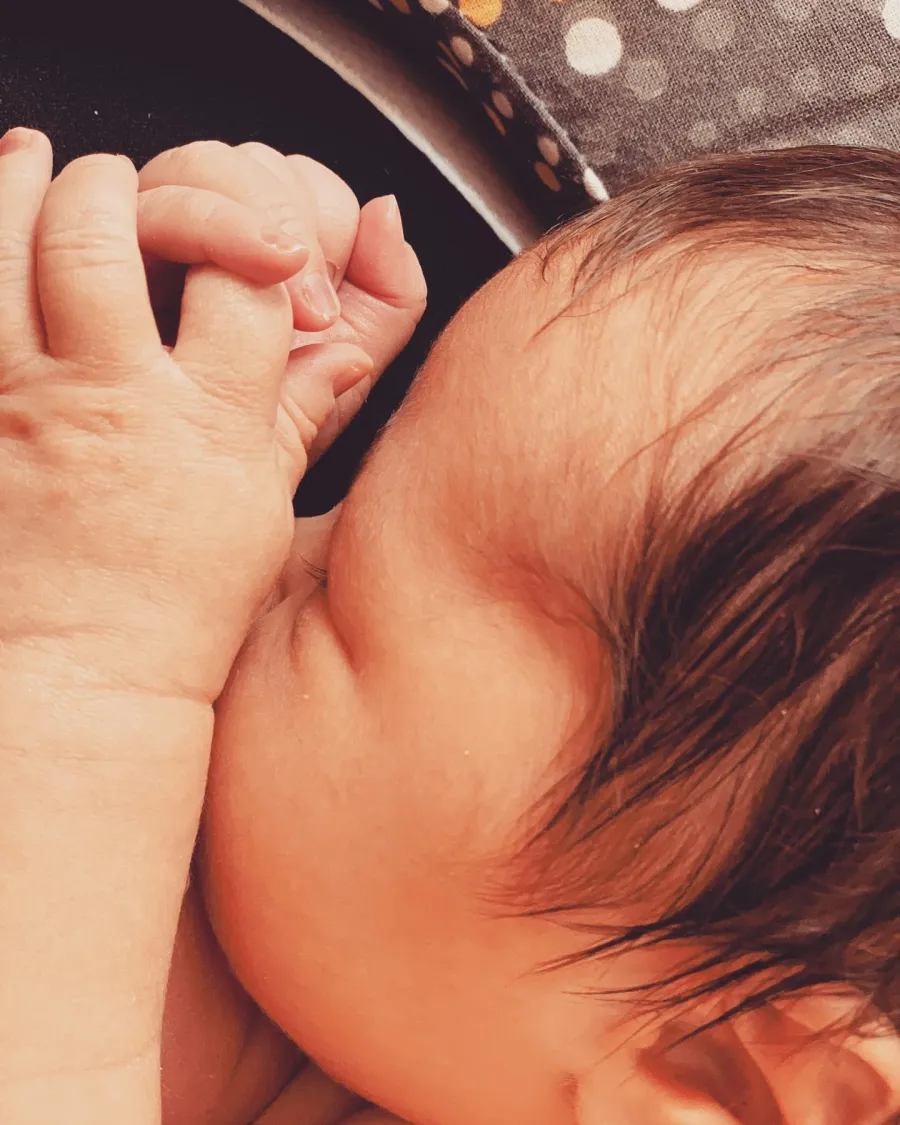 Ben McKenzie and Morena Baccarin family album