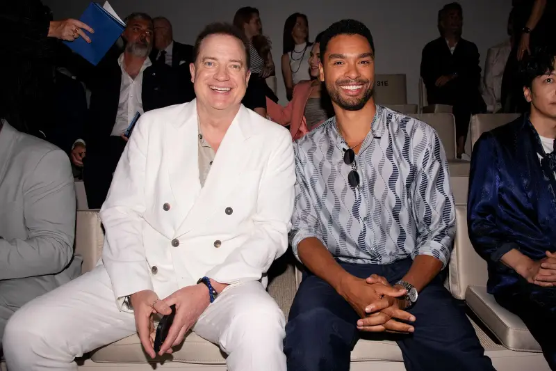 Brendan Fraser and Rege-Jean Page Hot Pics