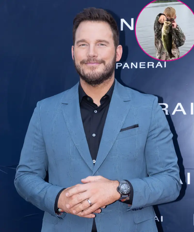 Chris Pratt Takes His- Anna Faris-Son Jack on a Fishing Trip