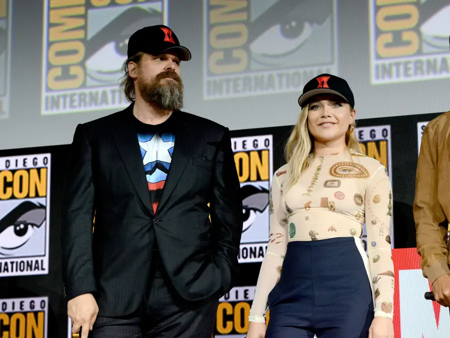 David Harbour and Florence Pugh