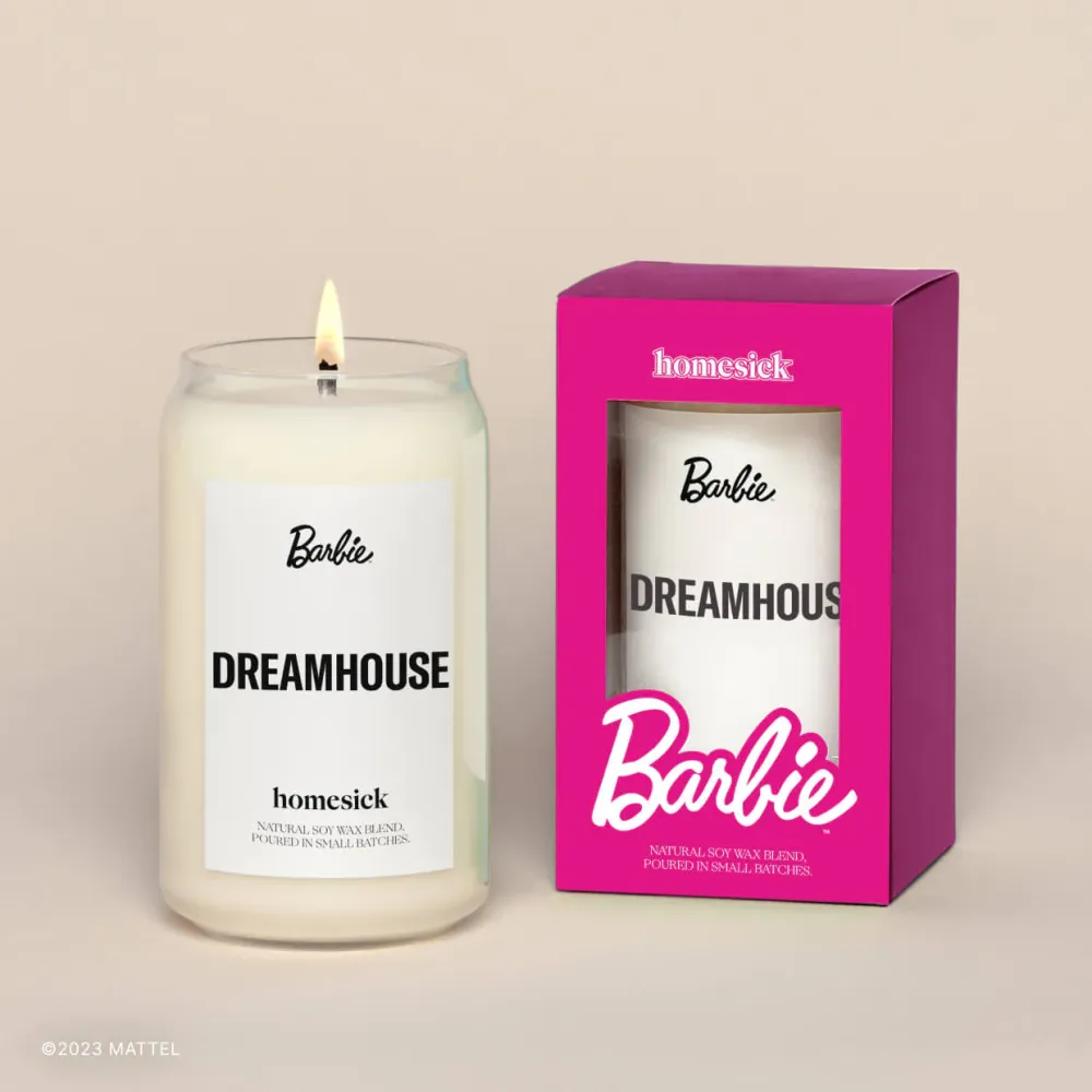 Barbie dreamhouse candle