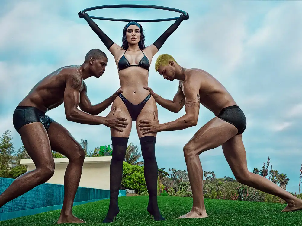 Kim K Leather Skims Campaign-172