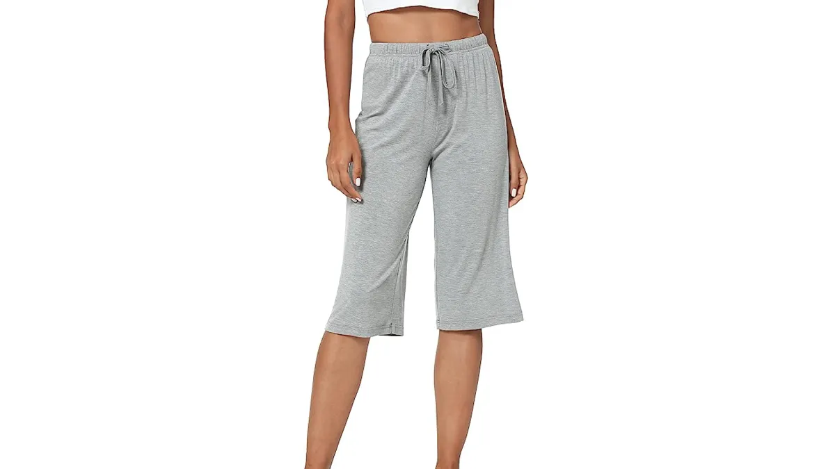 LazyCozy Bamboo Capri Pajama Pants
