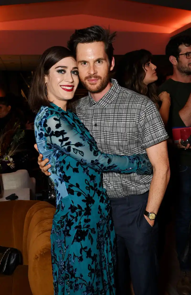 Lizzy Caplan and Tom Riley s Relationship Timeline- Inside Their Low-Key Romance-180 Truth Be Told' TV show premiere, After Party, Samuel Goldwyn Theater, Los Angeles, USA - 11 Nov 2019