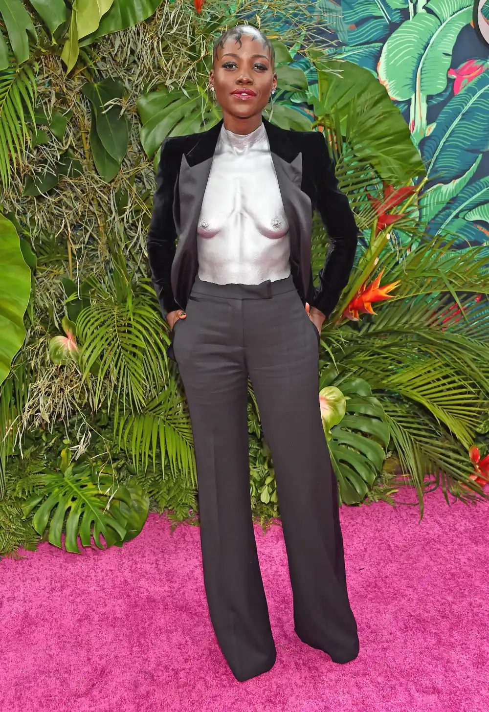 Lupita Nyongo Breastplate at Tonys