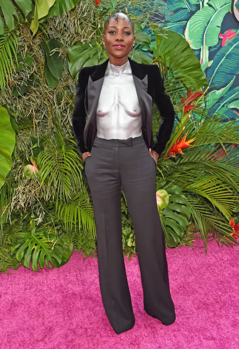 Lupita Nyongo Breastplate at Tonys