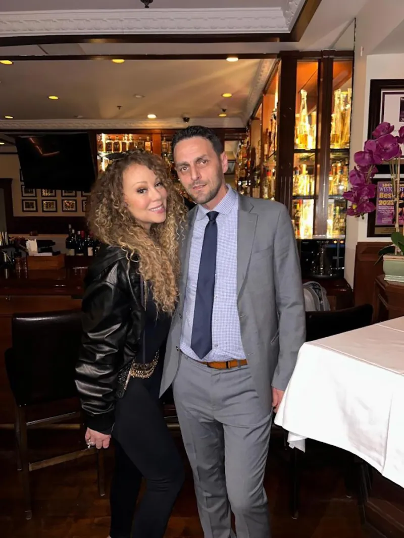 Mariah Carey was seen dining at Benjamin Steakhouse in White Plains