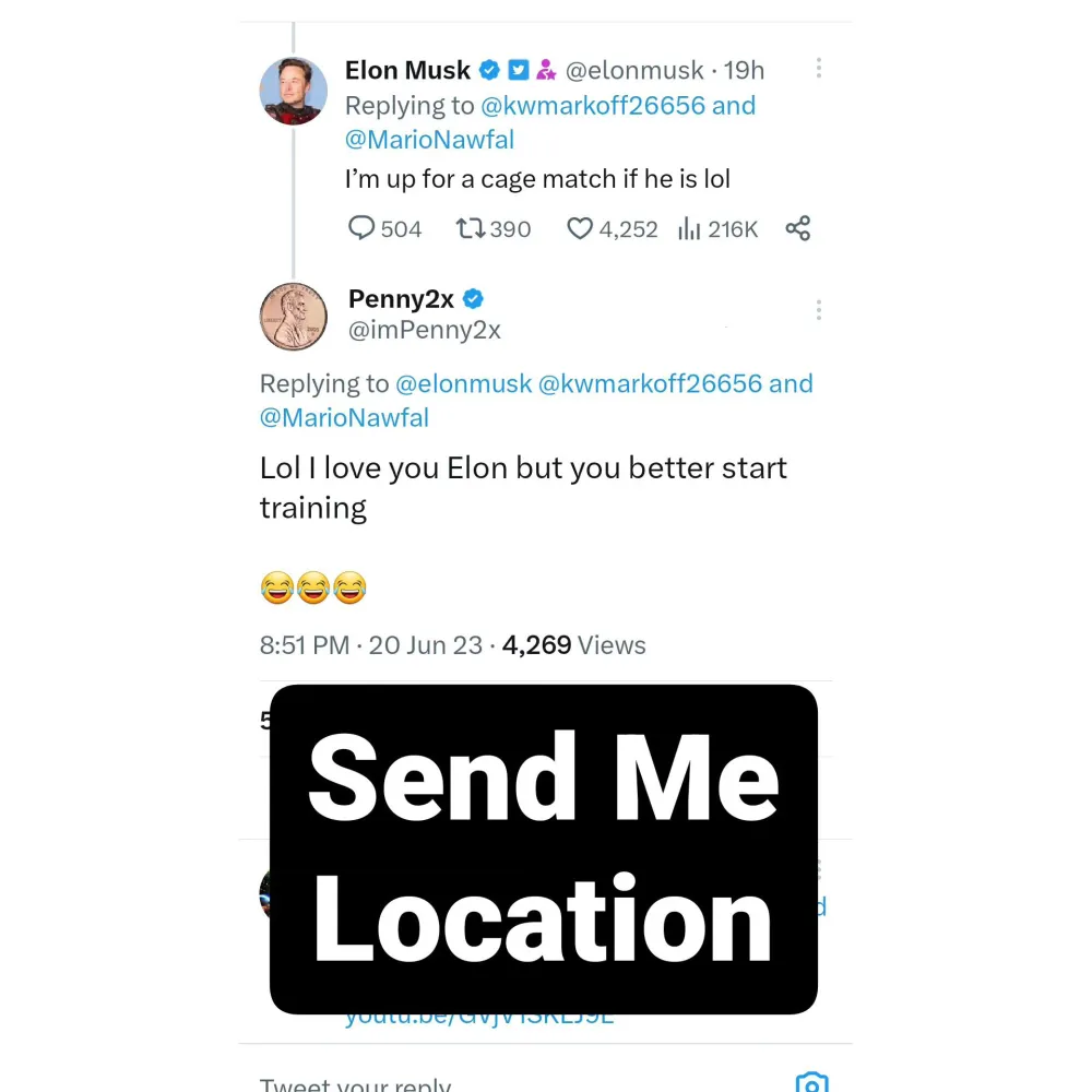 Mark Zuckerberg Down to Spar With Elon Musk