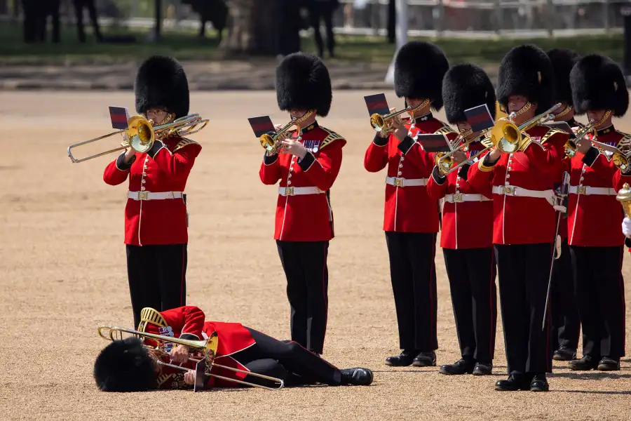 Prince William Praises Soldiers During Trooping the Colour Rehearsal After 2 Guards Faint