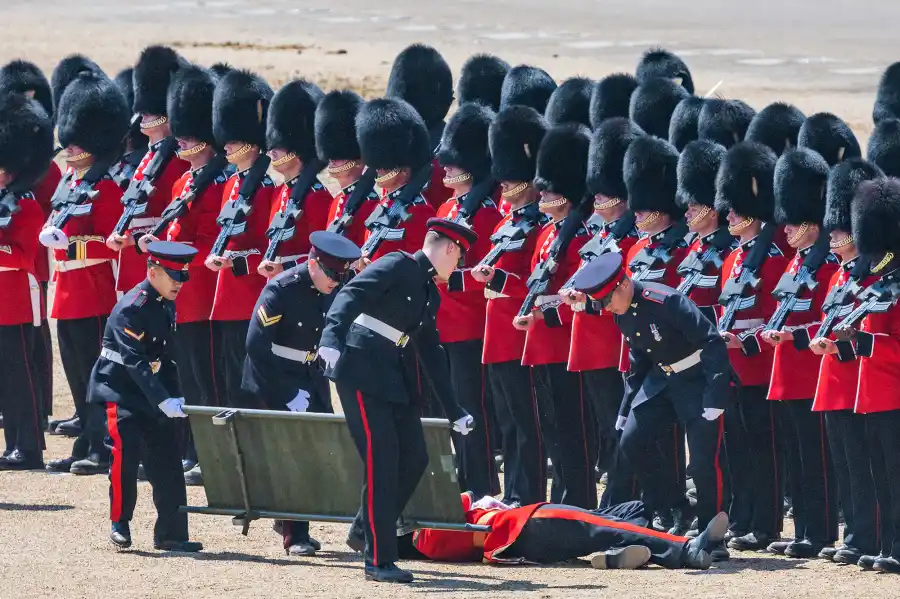 Prince William Praises Soldiers During Trooping the Colour Rehearsal After 2 Guards Faint