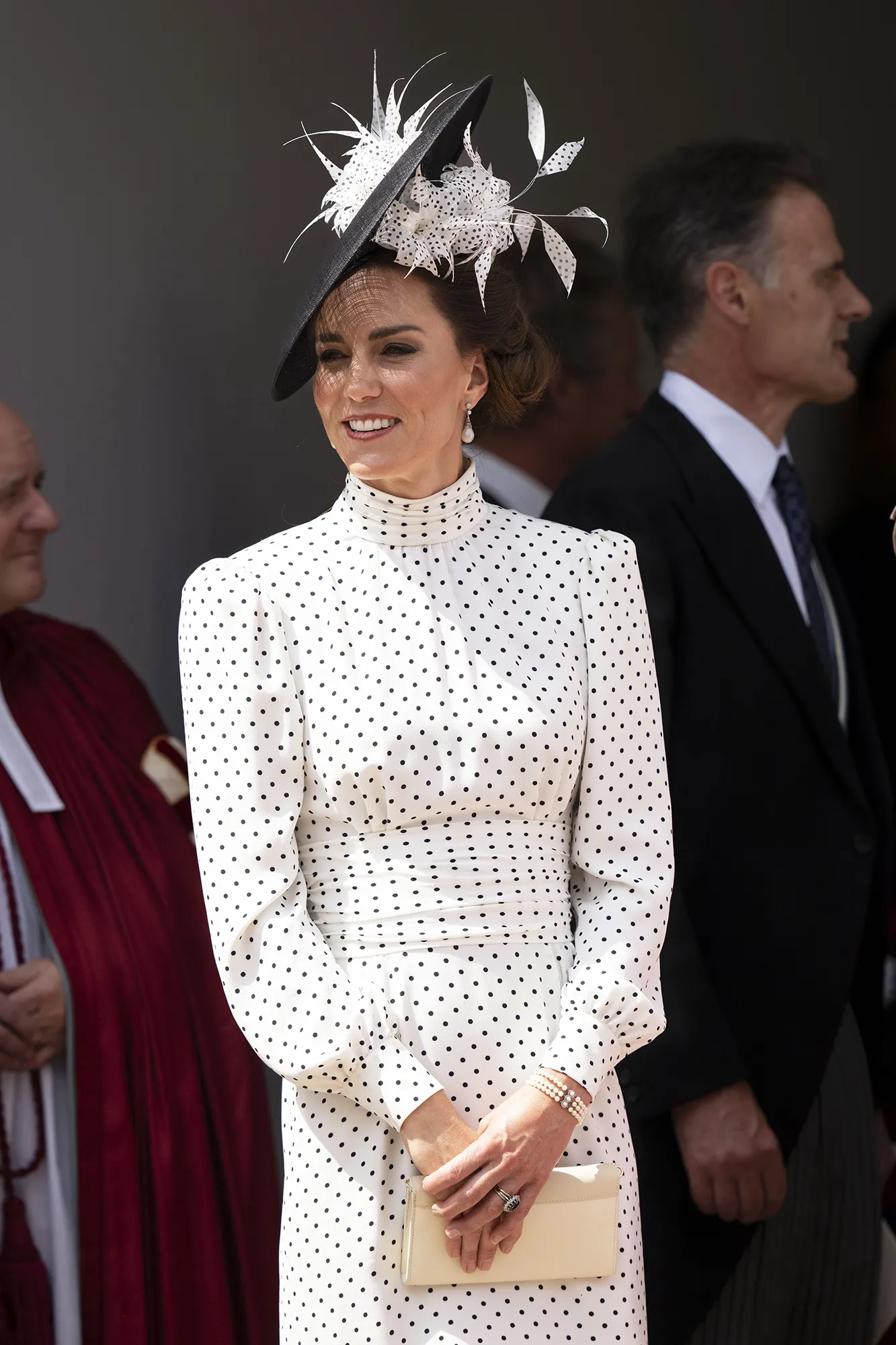 Princess Kate Looks Radiant in White While Attending the Order of the Garter Service