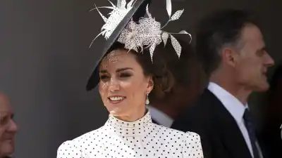 Princess Kate Looks Radiant in White While Attending the Order of the Garter Service