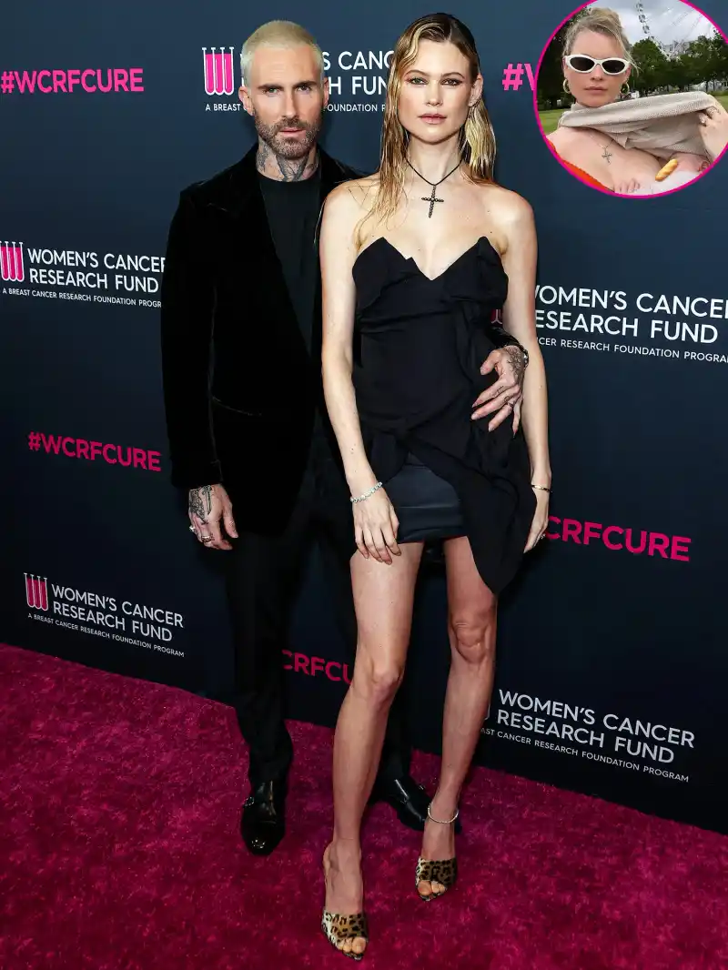 Promo Behati Prinsloo Shares Photo of Her Breast-Feeding 3rd Baby With Adam Levine