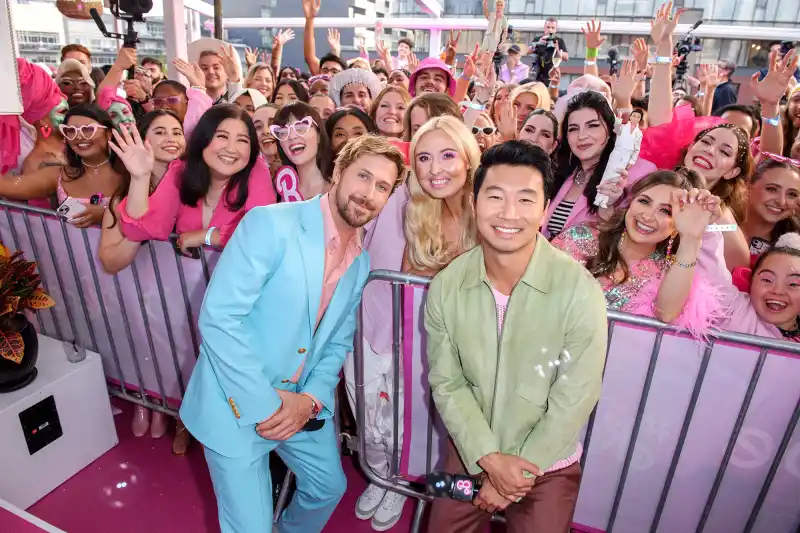 Ryan Gosling and Simu Liu Hot Pics