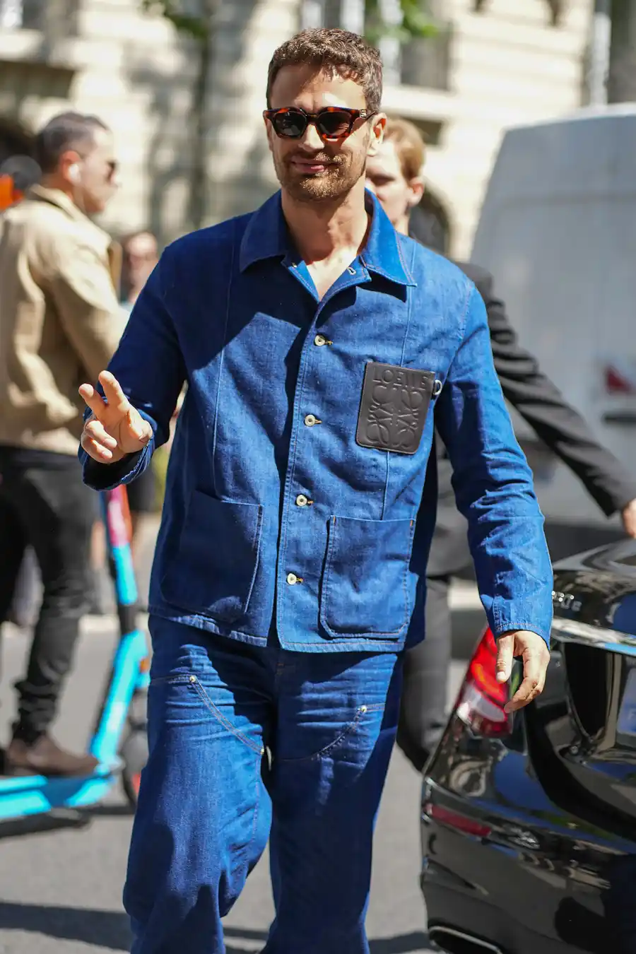 Celebs at Paris Fashion Week Men's Theo-James-