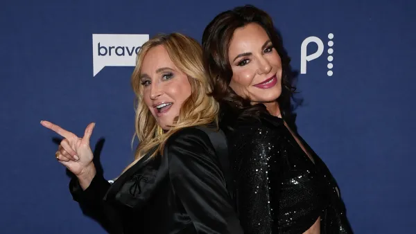 Sonja Morgan (L) and LuAnn de Lesseps