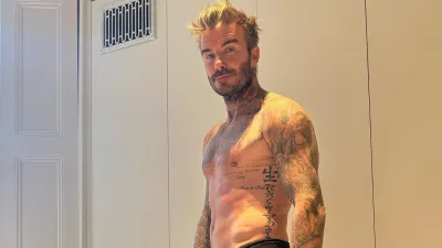 Victoria Beckham Teases David After He Says He's ‘Off to School’ to Work Out