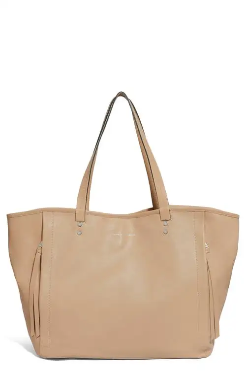 Aimee Kestenberg Rocker Leather Tote in Almond at Nordstrom