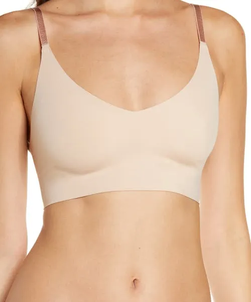 True & Co True Body Triangle Convertible Strap Bralette in Desert at Nordstrom, Size Small