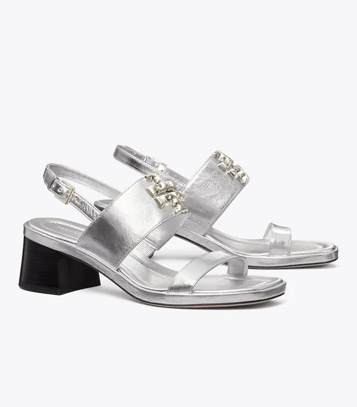 silver heeled sandals