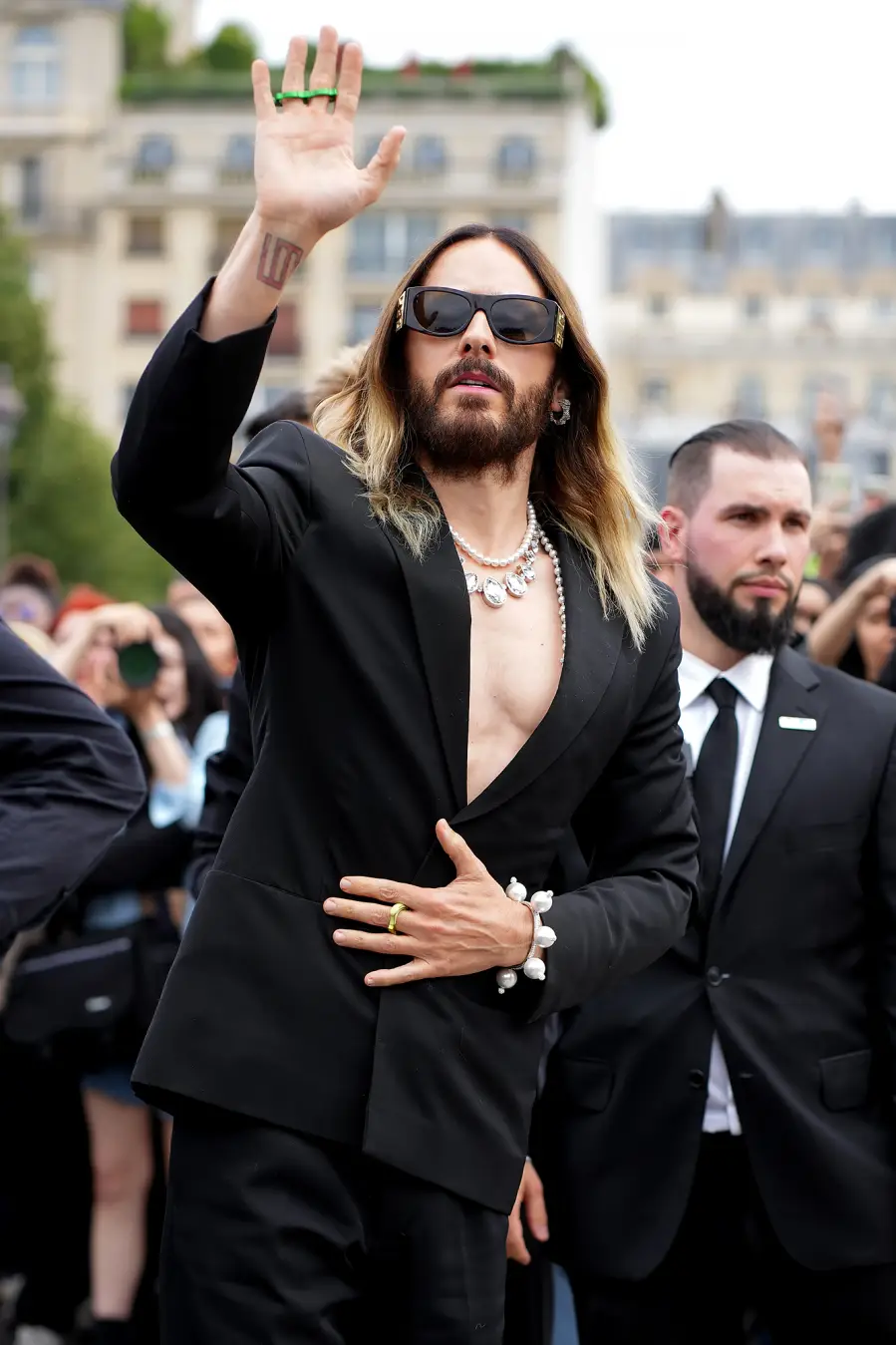 Celebs at Paris Fashion Week Men's jared-leto-