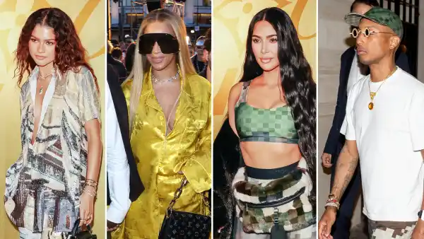 Stars Attend Louis Vuitton Men's Spring-Summer 2024 Show