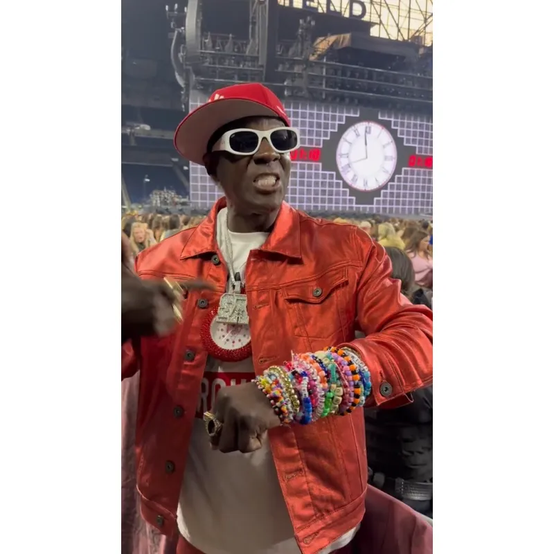 Bringing the Flavor to Detroit! Flavor Flav Attends Taylor’s ‘Eras’