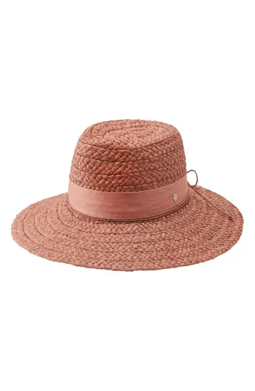 Helen Kaminski Raffia Fedora in Blossom/Blossom at Nordstrom