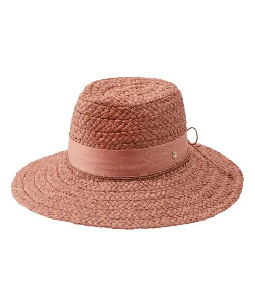 Helen Kaminski Raffia Fedora in Blossom/Blossom at Nordstrom
