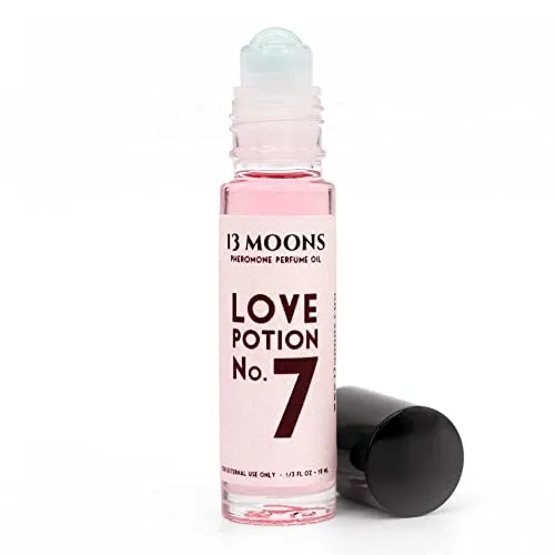 13 Moons Love Potion Number 7 Pheromone Infused Perfume Roll-on Oil, Strong Attraction Unisex Pheromones&hellip;
