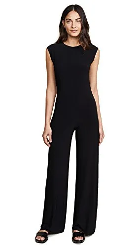 KAMALIKULTURE Women's Kamali Kulture Sleeveless Jumpsuit, Black, S