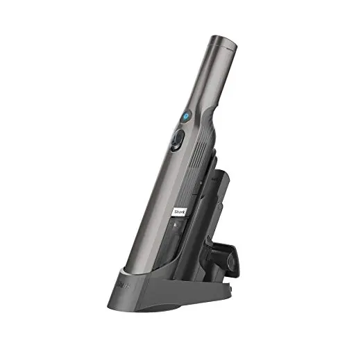 Shark WV201 WANDVAC Handheld Vacuum, Lightweight at 1.4 Pounds with Powerful Suction, Charging Dock, Single Touch Empty and Detachable Dust Cup,Graphite