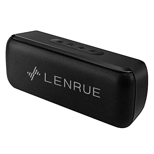 LENRUE Bluetooth Speaker,Wireless Portable Speakers with TWS, 12H Playtime, Clear Sound for Replica Luxury Handbag,Travel and Outdoor,Handfree Calls Compatible with for iPhone, Samsung Android and More