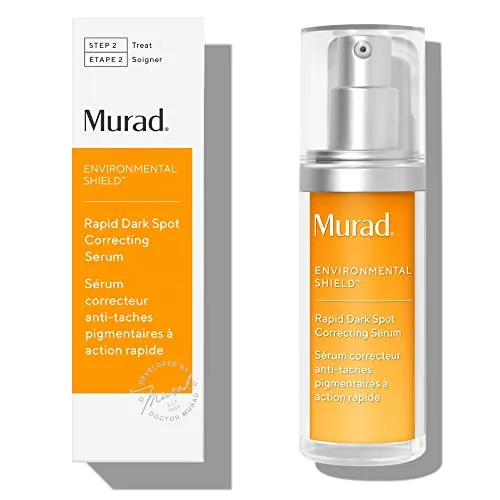 Murad Rapid Dark Spot Correcting Serum - Environmental Shield Skin Brightening Face Serum - Glycolic Acid Hyperpigmentation Treatment Backed by Science, 1.0 Fl Oz